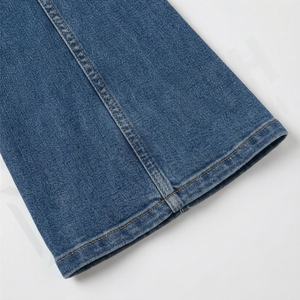 Pantalones Vaqueros de Mujer de Pierna Ancha, Transpirables, de Algodón, con Logotipo Personalizado, Nuevo Estilo, Cómodos, Elásticos, a la Moda, Premium - Product Image 6