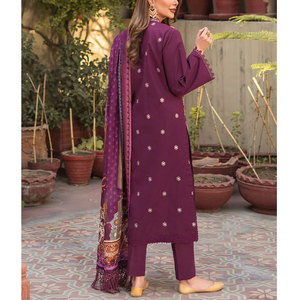 Nouvelle mode de costumes de pelouse pour femmes, robe d'été, vêtements pour femmes, costumes de pelouse pakzans au prix de gros 2023 - Product Image 2