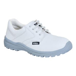 Zapatos DE SEGURIDAD DE CUERO genuino Punta de acero Lavable Color blanco Microfibra Hombre Zapatos de seguridad industrial - Product Image 3