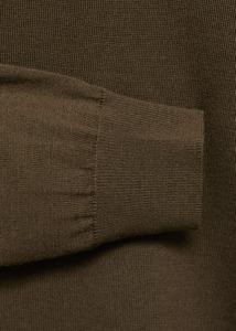 Suéter Personalizado de Estilo Hip Hop con Cierre de Cremallera de Cuarto, Cuello Alto, Corte Holgado para Hombre, Logotipo Bordado Personalizado, Suéter Grueso - Product Image 6