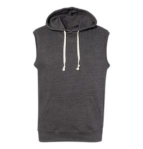 Top Offer Custom Pullover Hoodies for Men Any Size Boxy Fit <b>Hoodie</b> without Zipper <b>Sleeveless</b> Hoodies for Men - Product Image 4