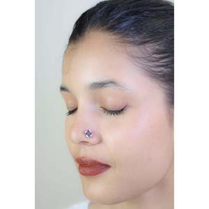 925เงิน nosepin nazakat ทับทิมสำหรับวัตถุประสงค์ของขวัญ - Product Image 1