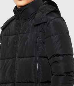 Chaqueta larga y cálida de peso pesado para hombre, diseño personalizado, con capucha, x-long, ropa de invierno, alta calidad, recién llegado, superventas, informal - Product Image 4