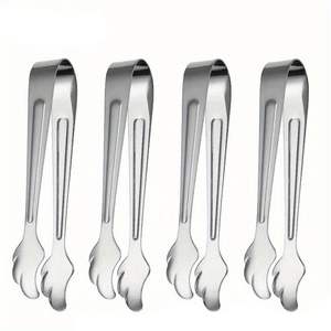 Durable Heavy <b>Weighted</b> Stainless Steel Ice Tongs Ideal For Restaurants Cafes <b>Bars</b> And Commercial Catering Setups - Product Image 1