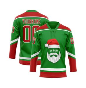 2025 nom d'équipe personnalisé uniforme de hockey sur glace 100% ensemble de maillot de sublimation en polyester fabriqué au Pakistan - Product Image 3