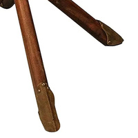 Nouvelle arrivée Portable Skin Friendly Tabouret pliant en toile Siège de camping en plein air Chaise triangulaire en hêtre à vendre