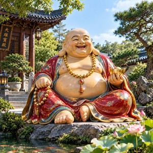 Adornos de <span class=keywords><strong>Buda</strong></span> Maitreya de Gran Volumen para el Hogar y la Sala de Estar, Atraen la Riqueza, <span class=keywords><strong>Buda</strong></span> Maitreya Bodhisattva - Product Image 1
