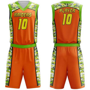 Maillot de basket-ball d'équipe personnalisé de haute qualité, uniforme respirant en sublimation, en ensembles de tailles plus grandes, style imprimé - Product Image 6