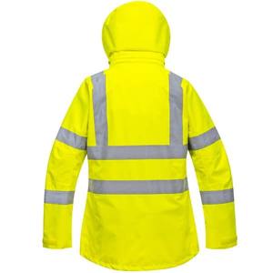 Chaquetas de invierno para mujer, chaquetas con logotipo personalizado de poliéster de alta visibilidad, venta al por mayor, mangas completas con característica a prueba de agua, cremallera reflectante - Product Image 6