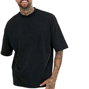 T-shirts pour hommes 100% coton 250 g/m², manches courtes, coupe ample, t-shirt décontracté uni, personnalisation du logo et de la création pour hommes - Product Image 3