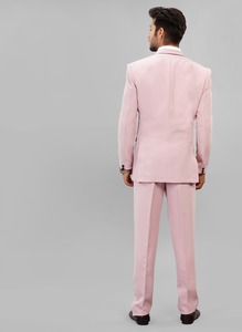 Vente flash : élégant costume rose 2 pièces pour le travail, les réunions d'affaires, les mariages, les fêtes et les événements formels, disponible au meilleur prix - Product Image 3