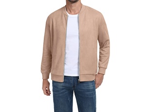 คอลเลคชั่นเสื้อแจ็คเก็ตแฟชั่นขายส่งปี 2026 แจ็คเก็ตหนังแขนหนัง แจ็คเก็ตหนังขนสัตว์หนาน้ำหนักมากสำหรับผู้ชาย แจ็คเก็ตฤดูหนาว - Product Image 2