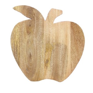 Planche à découper en bois en forme de pomme pour la décoration de la cuisine design élégant coupe de fruits et de viande utilisation planche en bois - Product Image 1