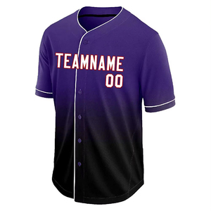 Conception personnalisée du fabricant OEM Polyester Impression par sublimation Maillot de baseball en gros Vêtements de sport bon marché Uniformes dans les grandes tailles - Product Image 6