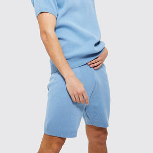 Conjunto de jogging de dos piezas de verano personalizado de calidad superior para hombre, pantalones cortos transpirables, camisetas de patrón sólido, ropa de calle de talla grande - Product Image 4