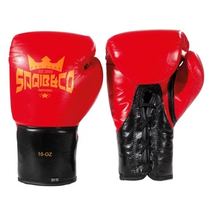 Logo personnalisé d'usine 10oz 12oz Gym formation en cuir PU professionnel Logo personnalisé gants de boxe - Product Image 6