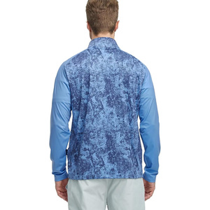 Chaqueta de golf cortavientos transpirable y resistente al agua para hombre, OEM, diseño personalizado con logotipo de marca y servicio de etiqueta privada - Product Image 3