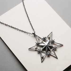 จี้สเตนเลสออกแบบสไตล์วินเทจดูดาว - Product Image 5