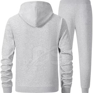 ชุดวอร์มผู้ชายสไตล์ใหม่ ผ้าฝ้าย 100% น้ำหนักเบา ระบายอากาศดี ใส่สบาย เหมาะกับฤดูหนาว มีฮู้ด สไตล์ลำลอง สีพื้น แฟชั่นสตรีทแวร์ สินค้ามาใหม่ - Product Image 2