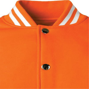 Veste universitaire de baseball pour homme sur mesure en gros, toile 100% coton respirante, broderie d'hiver, design streetwear - Product Image 4