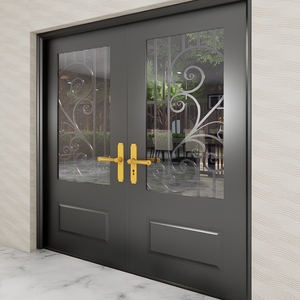 Puerta de hierro forjado Proveedor de Vietnam que ofrece piezas artesanales que combinan la elegancia del patrimonio con estándares de seguridad modernos - Product Image 3