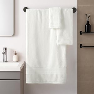 Vente chaude OEM Serviettes de bain et de main en coton personnalisées Couleur unie Tissé Technics Prix d'usine bon marché pour usage personnel - Product Image 4