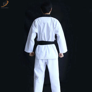 Uniformes de Taekwondo Unisex al Por Mayor de la Mejor Calidad, Ropa Deportiva de Mezcla de Poliéster/Algodón, Trajes de Artes Marciales de 220g para Invierno, Personalizables - Product Image 6
