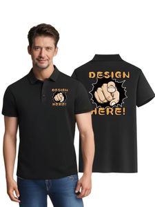 Alta calidad 100% algodón hombres para Polo personalizado impreso Logo bordado empresa personal uniforme promocional Camiseta de punto - Product Image 2
