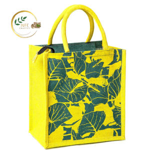 Sac fourre-tout en jute écologique de haute qualité sac à provisions imprimé naturel haute couture meilleur prix du marché - Product Image 2