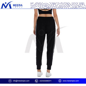 Joggers fuselés à taille haute de qualité supérieure pour femmes Vêtements de détente en coton mélangé ultra-doux avec poches XS-XXL tailles Low Mid Breathable - Product Image 3