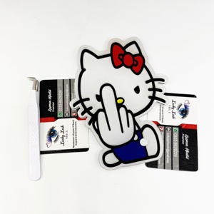 อุปกรณ์ต่อขนตา Lucky Lash Tools ยอดขายอันดับต้นๆ แผ่นอะคริลิคสำหรับวางขนตา รูปทรงคิตตี้สุดน่ารัก ทันสมัย สำหรับต่อขนตา แผ่นวางขนตาแบบยั่งยืน - Product Image 6