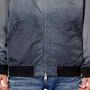 Chaqueta impermeable informal para hombre de talla grande al por mayor, cazadora ligera, Cazadora bomber con cuello levantado, chaqueta blanca de golf de diseñador OEM - Product Image 6