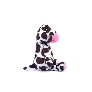 Adorable coussin en peluche noire anti-allergique en forme de vache pour dormir et jouer, jouet décoratif unisexe - Product Image 2
