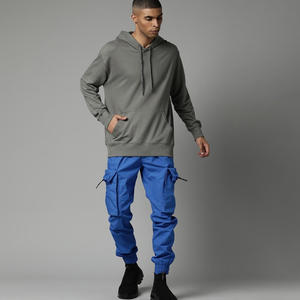 OEM Custom Made Safety Work Pants for Men Sweatpants with Pocket High Quality Blue Slim Fit Jogger Construction Pants - Product Image 4