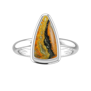 Bague en argent sterling 925, finition haut de gamme, sertie de pierres précieuses en forme d'abeille, formes variées, classique, pour mariage, fête, tendance, à la mode - Product Image 3