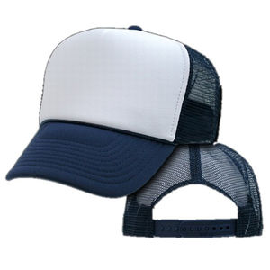 Casquette de camionneur personnalisée à six panneaux pour hommes et femmes, casquette en maille brodée au design uni, vente en gros appropriée pour la plage - Product Image 5