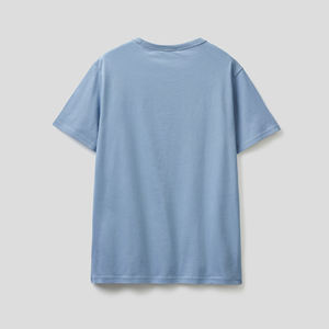 2024 Camiseta básica con hombros caídos para hombre, 100% algodón de alta calidad, ajuste de gran tamaño, dobladillo curvo, colores personalizados, ropa de calle OEM - Product Image 2