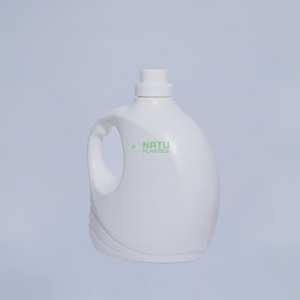 Bouteilles de détergent liquide pour lessive en PEHD rondes de 3,2 L personnalisées en usine avec impression de logo pour le shampooing, la lotion, le maquillage - Product Image 3