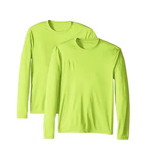 Mannen ademende reflecterende streep hi vis werk t-shirt