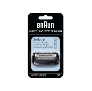 Cabezal de repuesto para Afeitadora eléctrica Serie 6, protector de madera, hipoalergénico, resistente al agua, fácil fijación, compatible con el medio ambiente - Product Image 1