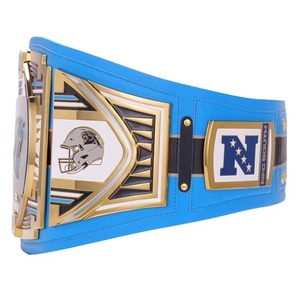 Custom Handcrafted Championship Venta al por mayor Custom Championship Belt Custom Carolina Panthers Championship Belt - Product Image 4