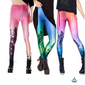 Nouveau design taille moyenne Fitness Leggings pour femmes respirant antibactérien sans couture tricoté tissu haute élastique vêtements de sport - Product Image 2