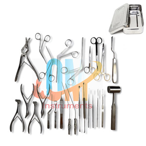 Ensemble d'instruments de chirurgie de septoplastie en acier inoxydable de haute qualité médicale 26 pièces outils chirurgicaux ORL Instruments électriques manuels - Product Image 4