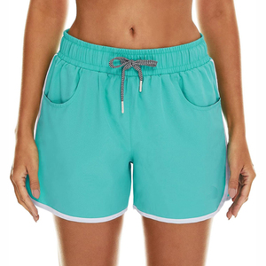 Women's Elegant 4'' <b>Swim</b> Shorts Quick Dry Board Trunks Elegant Style Swimsuit Bottom Pockets Breathable Split Side Beach Sports - Product Image 2