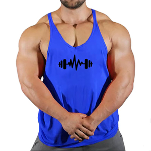 Débardeur sans manches en coton respirant pour hommes, vêtements de sport d'entraînement et de musculation, nouvelle collection - Product Image 1