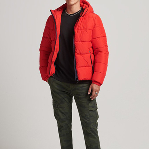 Hiver 2025 Vente en gros Veste matelassée imprimée sur mesure pour hommes Veste bulle en polyester d'hiver décontractée personnalisée pour hommes avec poches - Product Image 1