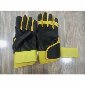 Guantes de Bateo de Béisbol KANDARI SPORTS de Calidad Profesional, Cuero Dividido Premium, Cierre de Gancho y Bucle Antideslizante, Diseño de Logotipo Personalizado - Product Image 6