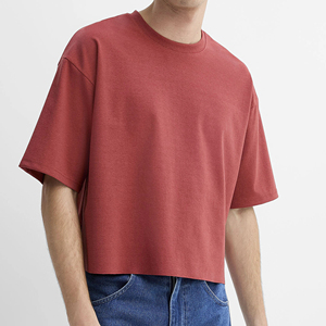 T-shirt court unisexe d'été à séchage rapide, léger, 100 % coton, coupe ajustée, respirant, écologique, anti-boulochage, anti-plis, haute qualité - Product Image 1