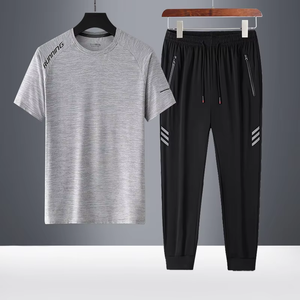 Conjunto Deportivo Personalizado con Logotipo de Alta Calidad para Hombre, Ropa Deportiva Ajustada para Correr y Gimnasio - Product Image 3