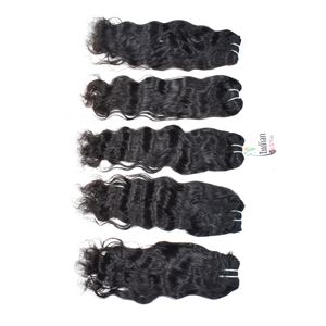 Lot de Cheveux Humains Indiens 100% Remy, Ondulés, Vierge, Double Trame Faite à la Machine, Sans Traitement Chimique, Tissage Profond et Lâche, Extension en Gros - Product Image 2